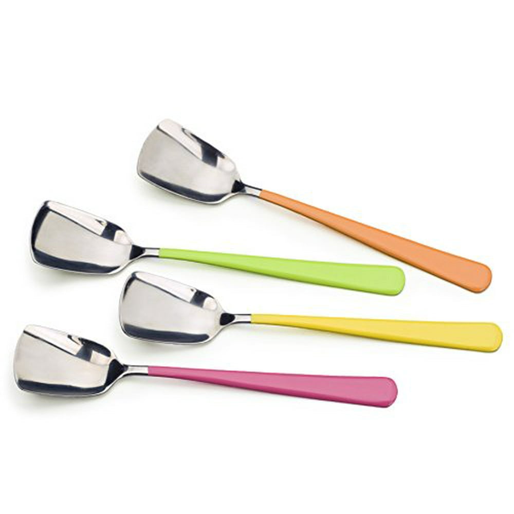 RSVP Endurance Stainless Steel Ice Cream Spoon with Colorful Handle