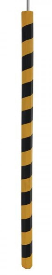 Corner Guard, Black/Yellow, 7/16"W X 36"H FEG-D