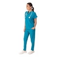 thumbnail image 3 of Pijama Quirurgica Conjunto Antifluidos Corte Slim Cuello Mao, 3 of 7