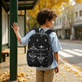 thumbnail image 6 of Moth and Sun Gothic Pattern 17" School Backpacks for Teens,Waterproof Oxford Fabric,S-Shape Padded Straps for School,Travel,Hiking,Camping, 6 of 6