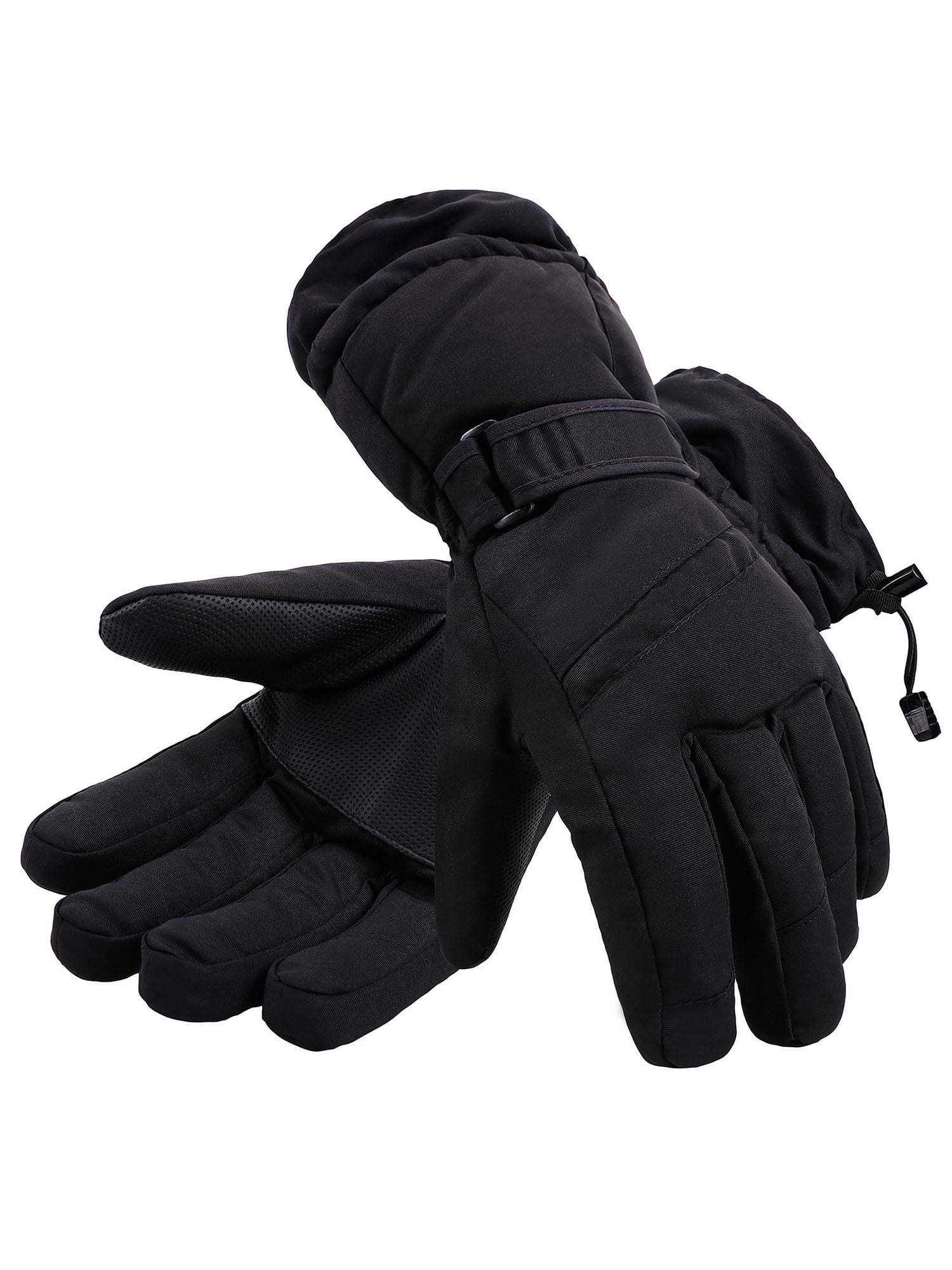 Men's 3M Thinsulate Lined Waterproof Snowboard / Ski Gloves,L,Black