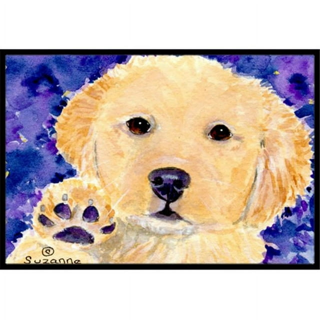 Carolines Treasures SS8903MAT Golden Retriever Tapis Intérieur Extérieur - 18 x 27 Po.