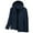 Navy, variant on Lovskoo 2024 Men's Rain Jacket Hooded Sport Casual Waterproof Windbreaker Patchwork Zipper with Pockets Detachable Cap Long Sleeve Outdoor Outerwear Jacket Black