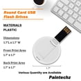 thumbnail image 4 of Unidades flash USB Paintechz, tarjeta de crédito personalizada, 512 MB, paquete de 200, 4 of 6