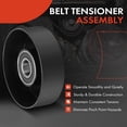 thumbnail image 2 of A-Premium Belt Idler Pulley Compatible with Honda & Jeep & Chevrolet & Toyota & GMC & Ford & Dodge & Buick & Acura & Lexus & Cadillac & Isuzu & Jaguar & Lincoln & Mercury & Oldsmobile & Pontiac, 2 of 6