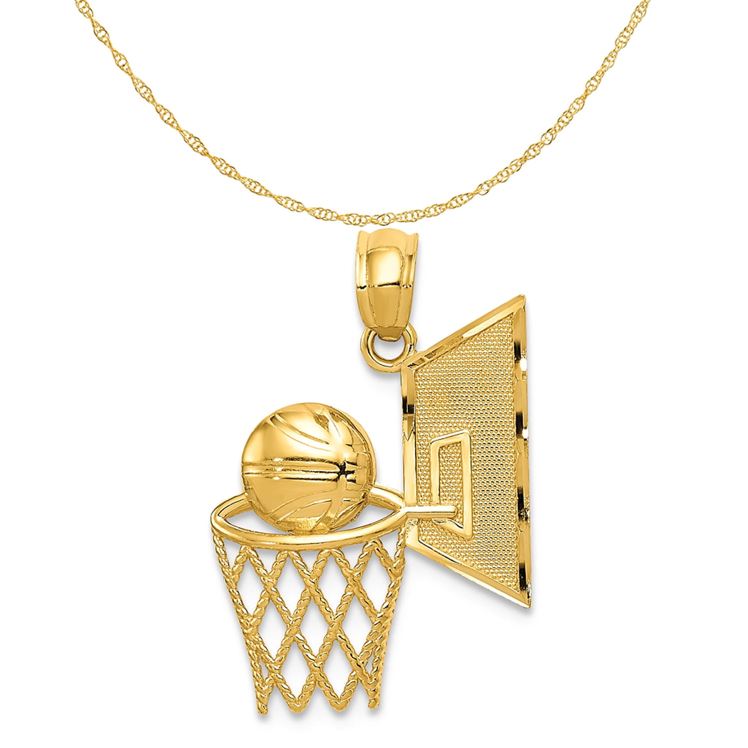 14K Yellow Gold Light Weight Rope Chain 