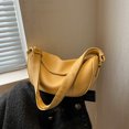 thumbnail image 1 of Bolsa Crescent Crossbody Bag PU Leather Mujer de hombro Casual para el trabajo (Amarillo) Ndcxsfigh Para Estrenar, 1 of 9