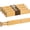 Natural-2.3"High, 16.9“-22.2”Long, 4Pack, variant on Drawer Divider Set Of 4  Adjustable Spring-loaded Organizer (16.9"-22.2") 2.3" Height Suitable For Kitchen Desk Bathroom Clothing And Miscellaneoorganization