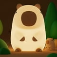 thumbnail image 4 of Luz de Capibara, Lámpara de Guardería, Lámpara de Decoración de Mesa de Escritorio Recargable con Luz de Silicona para Niños y Bebés, 4 of 6
