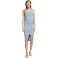 thumbnail image 5 of No Boundaries Juniors Sleeveless Midi Wrap Dress, 5 of 5
