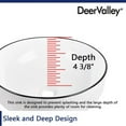 thumbnail image 2 of DeerValley DV-1V0030 Symmetry 16'' White Ceramic Circular Vessel Bathroom Sink, 2 of 9