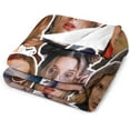 thumbnail image 3 of Millie Bobby Brown Blanket Sexy #2 Ultra Soft Flannel Fleece Blanket Stylish Bedroom Living Room Sofa Warm Blanket All Season Use 30""*40""（76 * 100cm）, Style-5, 3 of 6