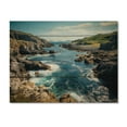 thumbnail image 3 of Designart "Seascapes of Newfoundland, Canada II" Landscapes Print on Natural Pine Wood, 3 of 5