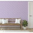 thumbnail image 3 of S4Sassy Peel & Stick Vinyl Wallpaper, Petite Leaf Cluster Print Contact Paper Waterproof - Purple, 25"x60", Removable Modern Wall Covering for Home Decor in Bedrooms & Living Areas, Renter Spaces, 3 of 9