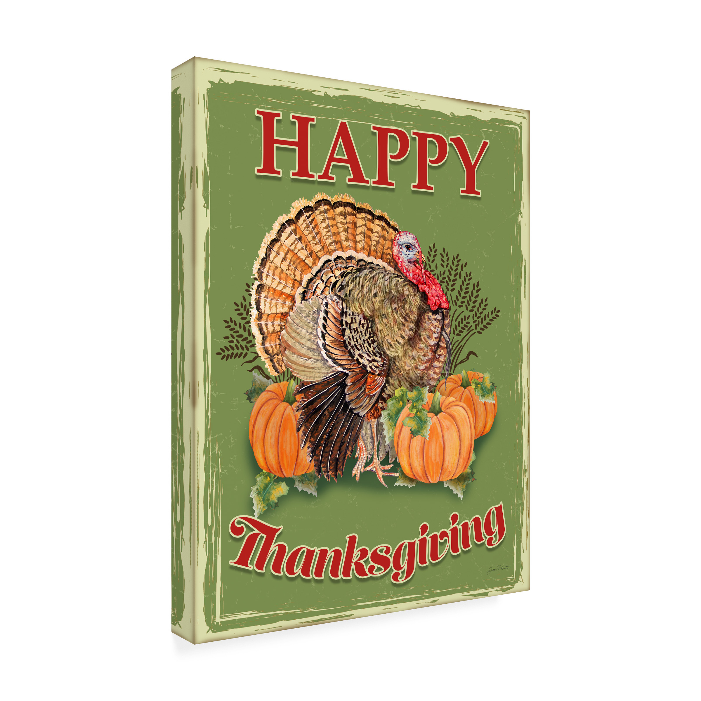 Trademark Fine Art 'Thanksgiving 9' Canvas Art by Jean Plout