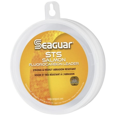 STS Salmon Fluorocarbon Leader Fishing Line, 40-Pound/100-Yard, Clear, STS (Salmon, Trout and Steelhead) is the first species-specific fluorocarbon leader.., By (Best Fishing Line For Steelhead)