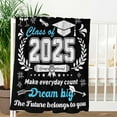 thumbnail image 5 of Graduation Soft Throw Blanket 2025, Birthday High School College Graduation Gifts for Daughter Son from Mom Dad, Class of 2025 Graduation Blanket Gifts for Him Her, 5 of 5