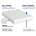 thumbnail image 5 of All-in-One Bed Bug Blocker Water Resistant Zippered Mattress Protector, Twin-XL, 5 of 13