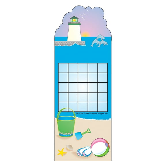 SHAPES ETC. Personal Incentive Chart - Beach