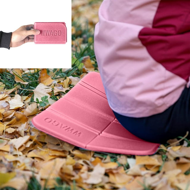 Dvkptbk Coussin Pliant Camping Coussin Compagnon d'Extérieur Coussin Pliant en Mousse Coussin de Pique-Nique Portable Coussin Anti-Saleté Anti-Humidité Camping et Randonnée
