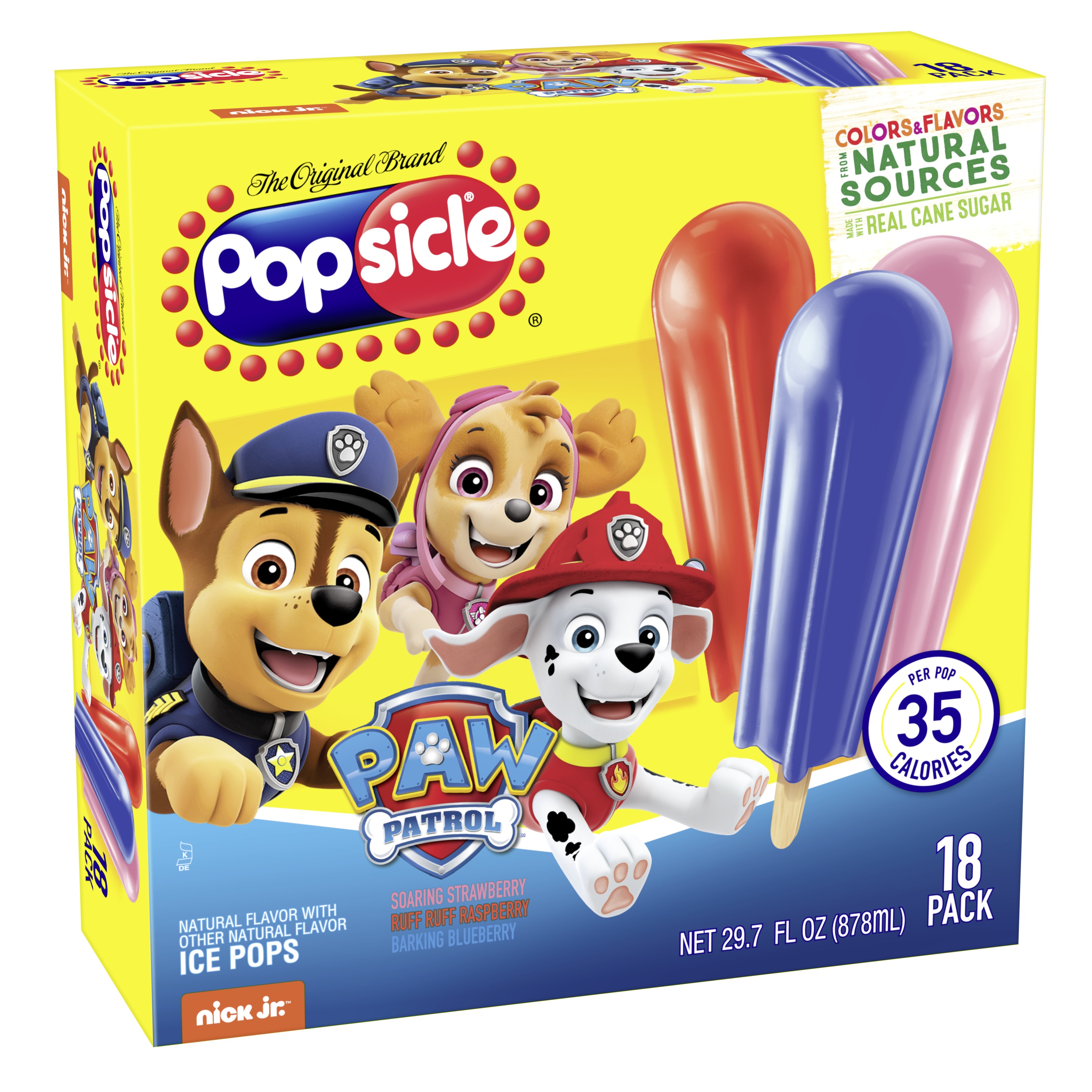 paw patrol ice pops truck