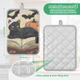 thumbnail image 6 of Yayeee Pot Holders Kitchen Heat Resistant with Pocket 7"x9.8" Cotton Oven Cooking Hot Pads, Black Halloween Cat, 6 of 7