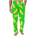 thumbnail image 2 of Styesk Men's Pants Men Printing Elastic Waist Draw Rope Pocket Full Length Pants, 2 of 6