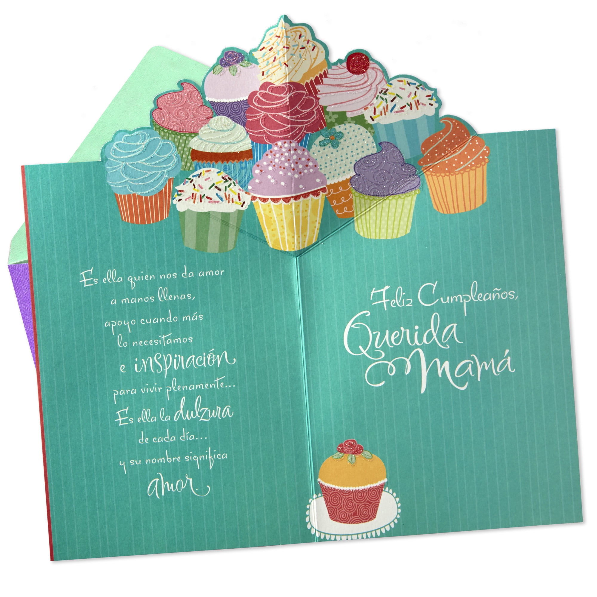 Hallmark VIDA Spanish-Language Birthday Card for Mom (No Other Word Means so Much), 1 count