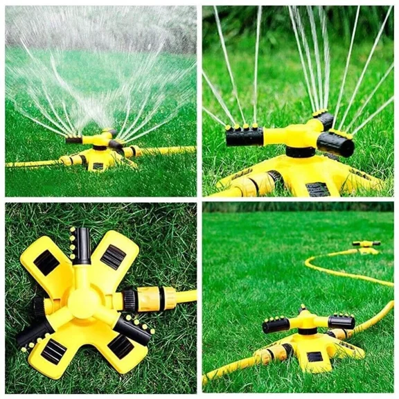 PURELY- 360° Automatic Rotating Garden Sprinkler | Lawn Sprinkler | Yard Sprinkler
