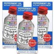 Ricqles Peppermint Oil Dietary Supplement (1.69 fl. oz) (3 Bottles)