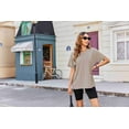 thumbnail image 3 of Zeagoo Oversized T Shirts for Women Summer Short Sleeve Tops Loose Crew Neck Trendy Clothes, 3 of 4