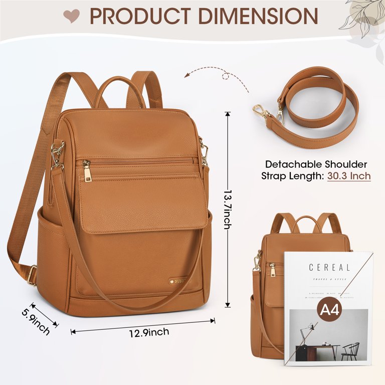 NUBILY Backpack Purse for Women Leather Anti-Theft Mini Backpack Fashion Designer Handbag Convertible Travel Bag Ladies Shoulder Bags,Brown NUBILY Backpack Purse for Women Leather Anti-Theft Mini Backpack Fashion Designer Handbag Convertible Travel Bag Ladies Shoulder Bags,Brown