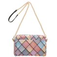 thumbnail image 2 of FORMRS Women Crossbody Purse with Chain Strap Vegan Leather Shoulder Handbag, Pink Shimmering Pattern, 2 of 7