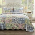 thumbnail image 5 of Greenland Home Fashions Emma Patchwork Print Quilted Pillow Sham, King-20x36, 5 of 5