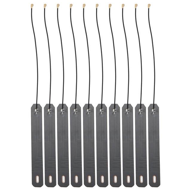 Eujgoov 10 Uds NZ-4G-PCB-002 antena integrada 4G antena tipo paleta negra antena integrada tablero duro de alta ganancia WiFi antena PCB inalámbrica ANGGREK Otros