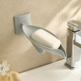 thumbnail image 1 of Feltree Leaf Shaped Wall Mounted Rotatable Soap Holder with Quick Drainage and 180° Rotation for Bathroom Sink, 1 of 8