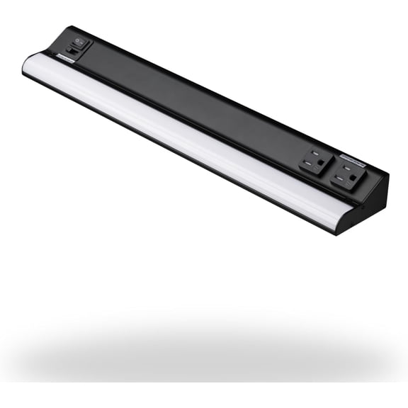 American Lighting UCR-5CCT-18-BK Undercabinet 18 in. 5CCT LED Courant, Black Finish