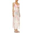 thumbnail image 5 of Sakmal White Summer Dresses for Women Under $10 V-Neck Long Lace Sleeveless Floral Sexy Cutout Fit & Flare Dress, 5 of 6