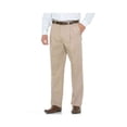 thumbnail image 3 of Savane Big and Tall S9SB0041-010 Performance Pleated Chino Pant BLACK 54-30, 3 of 4