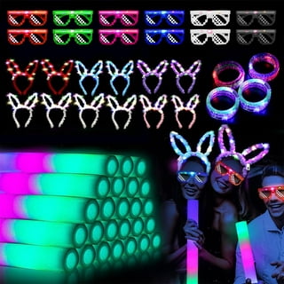 LED Foam Glow Stick Multi-mode Flicker Change Multi-color Glowing Party  Supplies