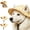 2PCS, variant on Dog Sun Hat,Adjustable Dog Bonnet with Ear Holes for Small Big Cats Dogs,Breathable Pet Bonnet for Beach Summer Walks