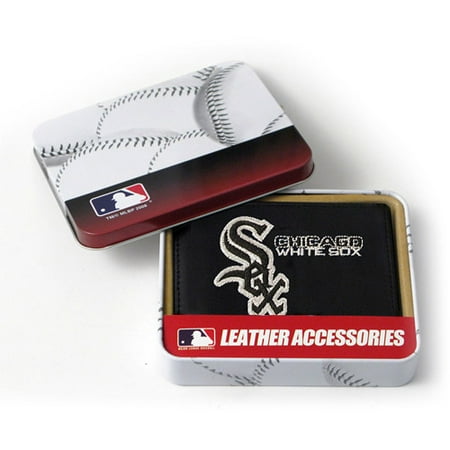 Sox Mens Leather - MLB - Men's Chicago White Sox Embroidered Trifold Wallet