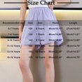 thumbnail image 3 of Girls Quick Dry Athletic Shorts Lightweight Elastic Waist Running Sports Shorts for Kids Teen Active 6-15 Years, 3 of 3