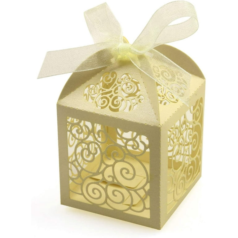 Wedding Gift Box - Custom Wedding Keepsake Box- SQUARE — White Confetti Box