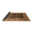 thumbnail image 2 of Ahgly Company Indoor Round Oriental Brown Industrial Area Rugs, 5' Round, 2 of 4
