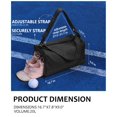 thumbnail image 3 of Bolsa de gimnasio Suwarble Small para mujer con compartimento para zapatos y bolsillo húmedo, 3 of 8