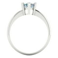 thumbnail image 4 of 1.5 ct Pear Cut Blue Moissanite Solitaire 18K White Gold Womens Engagement Ring, 4 of 6
