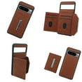 thumbnail image 5 of ELEHOLD Case for Google Pixel 9 Pro XL, Detachable Magnetic Wallet Case with Credit Card Slot,Brown, 5 of 5