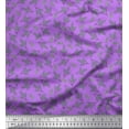 thumbnail image 1 of Soimoi Cotton Cambric Fabric Artistic Leaves Printed Fabric 1 Yard 42 Inch Wide, 1 of 3