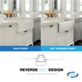 thumbnail image 4 of Houzer Platus 30 in White Fireclay Apron Front Farmhouse Single Bowl Kitchen Sink - PTS-4118 WH, 4 of 9